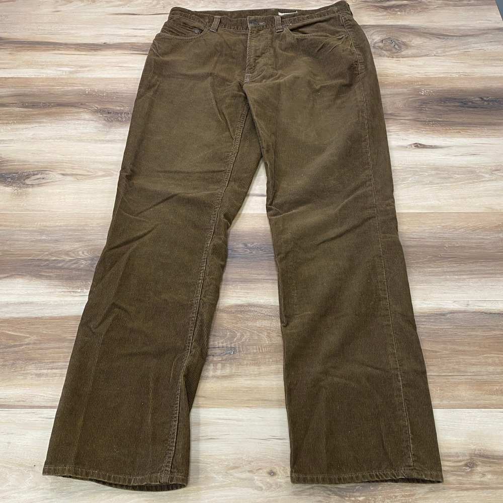 Polo Ralph Lauren 650 Corduroy Pants 32x30 Straight Leg Brown Cotton